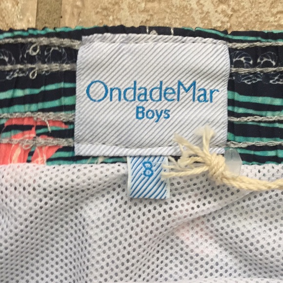 OndadeMar Boys Sailboat Swim Shorts Trunks - Picture 6 of 8